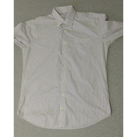 Peter Millar Other - Vtg Peter Millar Shirt Men Size Large Purple white striped Button Up Long Sleeve